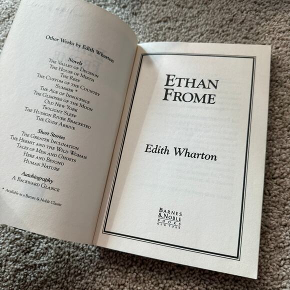 Ethan Frome by Edith Wharton Paperback Book Barnes & Noble Classics Literature - Picture 10 of 12